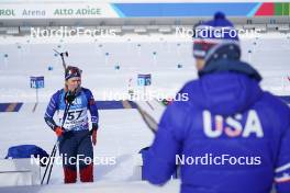 19.01.2024, Antholz, Italy (ITA): Kelsey Joan Dickinson (USA) - IBU World Cup Biathlon, short individual women, Antholz (ITA). www.nordicfocus.com. © Thibaut/NordicFocus. Every downloaded picture is fee-liable.