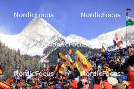 19.01.2024, Antholz, Italy (ITA): Feature: Track atmosphere  - IBU World Cup Biathlon, short individual women, Antholz (ITA). www.nordicfocus.com. © Manzoni/NordicFocus. Every downloaded picture is fee-liable.