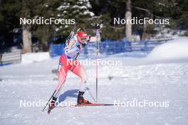 19.01.2024, Antholz, Italy (ITA): Amy Baserga (SUI) - IBU World Cup Biathlon, short individual women, Antholz (ITA). www.nordicfocus.com. © Thibaut/NordicFocus. Every downloaded picture is fee-liable.