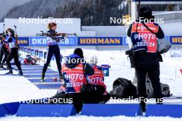 19.01.2024, Antholz, Italy (ITA): Karoline Offigstad Knotten (NOR) - IBU World Cup Biathlon, short individual women, Antholz (ITA). www.nordicfocus.com. © Manzoni/NordicFocus. Every downloaded picture is fee-liable.