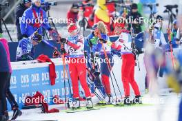 19.01.2024, Antholz, Italy (ITA): Natalia Sidorowicz (POL), Daria Gembicka (POL), (l-r) - IBU World Cup Biathlon, short individual women, Antholz (ITA). www.nordicfocus.com. © Thibaut/NordicFocus. Every downloaded picture is fee-liable.