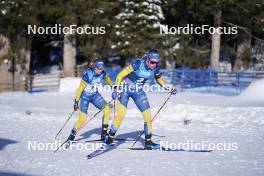 19.01.2024, Antholz, Italy (ITA): Mona Brorsson (SWE), Elvira Oeberg (SWE), (l-r) - IBU World Cup Biathlon, short individual women, Antholz (ITA). www.nordicfocus.com. © Thibaut/NordicFocus. Every downloaded picture is fee-liable.