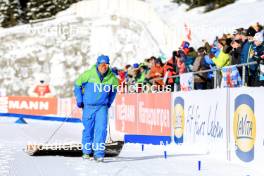 19.01.2024, Antholz, Italy (ITA): Event Feature: Course preparation - IBU World Cup Biathlon, short individual women, Antholz (ITA). www.nordicfocus.com. © Manzoni/NordicFocus. Every downloaded picture is fee-liable.