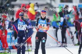 19.01.2024, Antholz, Italy (ITA): Vanessa Voigt (GER) - IBU World Cup Biathlon, short individual women, Antholz (ITA). www.nordicfocus.com. © Thibaut/NordicFocus. Every downloaded picture is fee-liable.