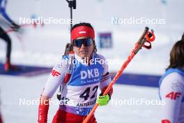 19.01.2024, Antholz, Italy (ITA): Anna Maka (POL) - IBU World Cup Biathlon, short individual women, Antholz (ITA). www.nordicfocus.com. © Thibaut/NordicFocus. Every downloaded picture is fee-liable.