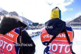 19.01.2024, Antholz, Italy (ITA): Event Feature: Photographers - IBU World Cup Biathlon, short individual women, Antholz (ITA). www.nordicfocus.com. © Manzoni/NordicFocus. Every downloaded picture is fee-liable.