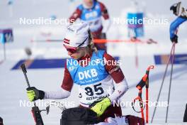 19.01.2024, Antholz, Italy (ITA): Sandra Bulina (LAT) - IBU World Cup Biathlon, short individual women, Antholz (ITA). www.nordicfocus.com. © Thibaut/NordicFocus. Every downloaded picture is fee-liable.