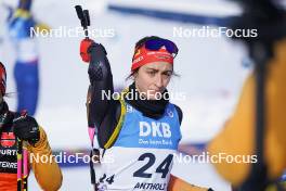 19.01.2024, Antholz, Italy (ITA): Vanessa Voigt (GER) - IBU World Cup Biathlon, short individual women, Antholz (ITA). www.nordicfocus.com. © Thibaut/NordicFocus. Every downloaded picture is fee-liable.