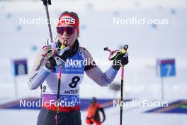 19.01.2024, Antholz, Italy (ITA): Amy Baserga (SUI) - IBU World Cup Biathlon, short individual women, Antholz (ITA). www.nordicfocus.com. © Thibaut/NordicFocus. Every downloaded picture is fee-liable.