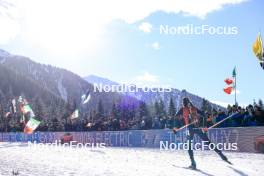 19.01.2024, Antholz, Italy (ITA): Lisa Vittozzi (ITA) - IBU World Cup Biathlon, short individual women, Antholz (ITA). www.nordicfocus.com. © Manzoni/NordicFocus. Every downloaded picture is fee-liable.