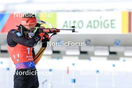 21.01.2024, Antholz, Italy (ITA): Philipp Nawrath (GER) - IBU World Cup Biathlon, mass men, Antholz (ITA). www.nordicfocus.com. © Manzoni/NordicFocus. Every downloaded picture is fee-liable.