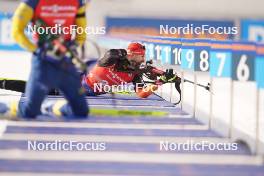 21.01.2024, Antholz, Italy (ITA): Danilo Riethmueller (GER) - IBU World Cup Biathlon, mass men, Antholz (ITA). www.nordicfocus.com. © Thibaut/NordicFocus. Every downloaded picture is fee-liable.