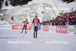 21.01.2024, Antholz, Italy (ITA): Johannes Dale-Skjevdal (NOR) - IBU World Cup Biathlon, mass men, Antholz (ITA). www.nordicfocus.com. © Thibaut/NordicFocus. Every downloaded picture is fee-liable.