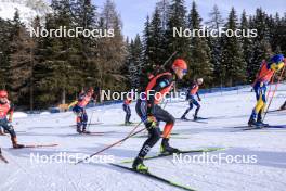 21.01.2024, Antholz, Italy (ITA): Danilo Riethmueller (GER) - IBU World Cup Biathlon, mass men, Antholz (ITA). www.nordicfocus.com. © Manzoni/NordicFocus. Every downloaded picture is fee-liable.