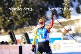 20.01.2024, Antholz, Italy (ITA): Florent Claude (BEL) - IBU World Cup Biathlon, mixed relay, Antholz (ITA). www.nordicfocus.com. © Manzoni/NordicFocus. Every downloaded picture is fee-liable.