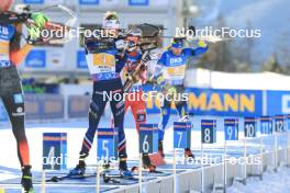 20.01.2024, Antholz, Italy (ITA): Eric Perrot (FRA) - IBU World Cup Biathlon, mixed relay, Antholz (ITA). www.nordicfocus.com. © Manzoni/NordicFocus. Every downloaded picture is fee-liable.