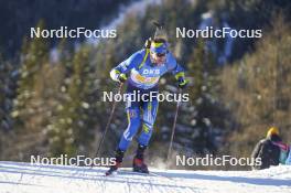 20.01.2024, Antholz, Italy (ITA): Denys Nasyko (UKR) - IBU World Cup Biathlon, mixed relay, Antholz (ITA). www.nordicfocus.com. © Thibaut/NordicFocus. Every downloaded picture is fee-liable.
