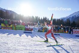 20.01.2024, Antholz, Italy (ITA): Anna Juppe (AUT) - IBU World Cup Biathlon, mixed relay, Antholz (ITA). www.nordicfocus.com. © Thibaut/NordicFocus. Every downloaded picture is fee-liable.