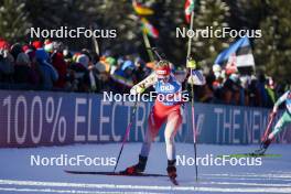 20.01.2024, Antholz, Italy (ITA): Amy Baserga (SUI) - IBU World Cup Biathlon, mixed relay, Antholz (ITA). www.nordicfocus.com. © Thibaut/NordicFocus. Every downloaded picture is fee-liable.