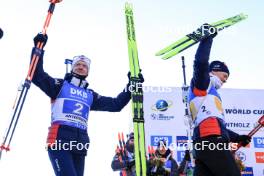 20.01.2024, Antholz, Italy (ITA): Johannes Thingnes Boe (NOR) - IBU World Cup Biathlon, mixed relay, Antholz (ITA). www.nordicfocus.com. © Manzoni/NordicFocus. Every downloaded picture is fee-liable.