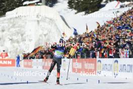 20.01.2024, Antholz, Italy (ITA): Justus Strelow (GER) - IBU World Cup Biathlon, single mixed relay, Antholz (ITA). www.nordicfocus.com. © Manzoni/NordicFocus. Every downloaded picture is fee-liable.