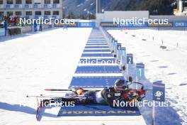 20.01.2024, Antholz, Italy (ITA): Justus Strelow (GER) - IBU World Cup Biathlon, single mixed relay, Antholz (ITA). www.nordicfocus.com. © Thibaut/NordicFocus. Every downloaded picture is fee-liable.