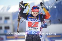 20.01.2024, Antholz, Italy (ITA): Vanessa Voigt (GER) - IBU World Cup Biathlon, single mixed relay, Antholz (ITA). www.nordicfocus.com. © Thibaut/NordicFocus. Every downloaded picture is fee-liable.