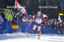 20.01.2024, Antholz, Italy (ITA): Baiba Bendika (LAT) - IBU World Cup Biathlon, single mixed relay, Antholz (ITA). www.nordicfocus.com. © Thibaut/NordicFocus. Every downloaded picture is fee-liable.