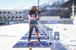 20.01.2024, Antholz, Italy (ITA): Vanessa Voigt (GER) - IBU World Cup Biathlon, single mixed relay, Antholz (ITA). www.nordicfocus.com. © Thibaut/NordicFocus. Every downloaded picture is fee-liable.