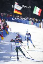 20.01.2024, Antholz, Italy (ITA): Maksim Fomin (LTU) - IBU World Cup Biathlon, single mixed relay, Antholz (ITA). www.nordicfocus.com. © Thibaut/NordicFocus. Every downloaded picture is fee-liable.