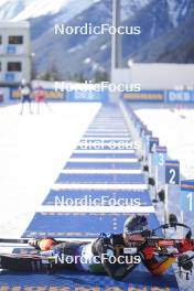 20.01.2024, Antholz, Italy (ITA): Justus Strelow (GER) - IBU World Cup Biathlon, single mixed relay, Antholz (ITA). www.nordicfocus.com. © Thibaut/NordicFocus. Every downloaded picture is fee-liable.