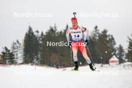 01.03.2024, Oslo, Norway (NOR): Niklas Hartweg (SUI) - IBU World Cup Biathlon, individual men, Oslo (NOR). www.nordicfocus.com. © Manzoni/NordicFocus. Every downloaded picture is fee-liable.