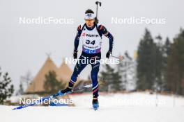 01.03.2024, Oslo, Norway (NOR): Eric Perrot (FRA) - IBU World Cup Biathlon, individual men, Oslo (NOR). www.nordicfocus.com. © Manzoni/NordicFocus. Every downloaded picture is fee-liable.