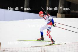 01.03.2024, Oslo, Norway (NOR): Kresimir Crnkovic (CRO) - IBU World Cup Biathlon, individual men, Oslo (NOR). www.nordicfocus.com. © Manzoni/NordicFocus. Every downloaded picture is fee-liable.