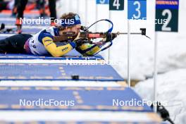 01.03.2024, Oslo, Norway (NOR): Peppe Femling (SWE) - IBU World Cup Biathlon, individual men, Oslo (NOR). www.nordicfocus.com. © Manzoni/NordicFocus. Every downloaded picture is fee-liable.