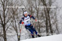 01.03.2024, Oslo, Norway (NOR): Fabien Claude (FRA) - IBU World Cup Biathlon, individual men, Oslo (NOR). www.nordicfocus.com. © Manzoni/NordicFocus. Every downloaded picture is fee-liable.