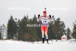 01.03.2024, Oslo, Norway (NOR): Niklas Hartweg (SUI) - IBU World Cup Biathlon, individual men, Oslo (NOR). www.nordicfocus.com. © Manzoni/NordicFocus. Every downloaded picture is fee-liable.