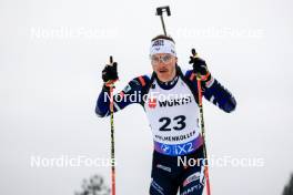 01.03.2024, Oslo, Norway (NOR): Emilien Jacquelin (FRA) - IBU World Cup Biathlon, individual men, Oslo (NOR). www.nordicfocus.com. © Manzoni/NordicFocus. Every downloaded picture is fee-liable.