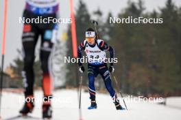 01.03.2024, Oslo, Norway (NOR): Eric Perrot (FRA) - IBU World Cup Biathlon, individual men, Oslo (NOR). www.nordicfocus.com. © Manzoni/NordicFocus. Every downloaded picture is fee-liable.