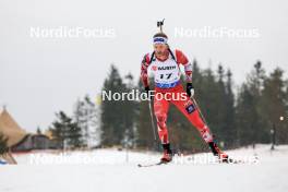 01.03.2024, Oslo, Norway (NOR): Simon Eder (AUT) - IBU World Cup Biathlon, individual men, Oslo (NOR). www.nordicfocus.com. © Manzoni/NordicFocus. Every downloaded picture is fee-liable.