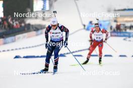 01.03.2024, Oslo, Norway (NOR): Antonin Guigonnat (FRA) - IBU World Cup Biathlon, individual men, Oslo (NOR). www.nordicfocus.com. © Manzoni/NordicFocus. Every downloaded picture is fee-liable.