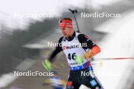 01.03.2024, Oslo, Norway (NOR): Johannes Kuehn (GER) - IBU World Cup Biathlon, individual men, Oslo (NOR). www.nordicfocus.com. © Manzoni/NordicFocus. Every downloaded picture is fee-liable.