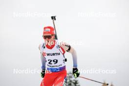 01.03.2024, Oslo, Norway (NOR): Sebastian Stalder (SUI) - IBU World Cup Biathlon, individual men, Oslo (NOR). www.nordicfocus.com. © Manzoni/NordicFocus. Every downloaded picture is fee-liable.