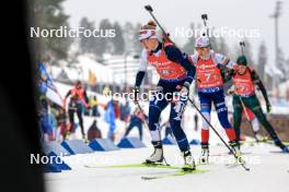 03.03.2024, Oslo, Norway (NOR): Venla Lehtonen (FIN) - IBU World Cup Biathlon, mixed relay, Oslo (NOR). www.nordicfocus.com. © Manzoni/NordicFocus. Every downloaded picture is fee-liable.