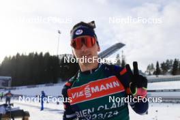 28.02.2024, Oslo, Norway (NOR): Fabien Claude (FRA) - IBU World Cup Biathlon, training, Oslo (NOR). www.nordicfocus.com. © Manzoni/NordicFocus. Every downloaded picture is fee-liable.