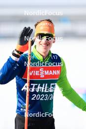 28.02.2024, Oslo, Norway (NOR): Lovro Planko (SLO) - IBU World Cup Biathlon, training, Oslo (NOR). www.nordicfocus.com. © Manzoni/NordicFocus. Every downloaded picture is fee-liable.