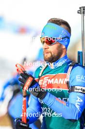 28.02.2024, Oslo, Norway (NOR): Patrick Braunhofer (ITA) - IBU World Cup Biathlon, training, Oslo (NOR). www.nordicfocus.com. © Manzoni/NordicFocus. Every downloaded picture is fee-liable.
