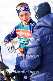 28.02.2024, Oslo, Norway (NOR): Oscar Lombardot (FRA) - IBU World Cup Biathlon, training, Oslo (NOR). www.nordicfocus.com. © Manzoni/NordicFocus. Every downloaded picture is fee-liable.
