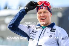 28.02.2024, Oslo, Norway (NOR): Johannes Dale-Skjevdal (NOR) - IBU World Cup Biathlon, training, Oslo (NOR). www.nordicfocus.com. © Manzoni/NordicFocus. Every downloaded picture is fee-liable.