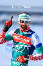 28.02.2024, Oslo, Norway (NOR): Anton Sinapov (BUL) - IBU World Cup Biathlon, training, Oslo (NOR). www.nordicfocus.com. © Manzoni/NordicFocus. Every downloaded picture is fee-liable.